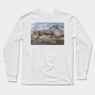 Running Mountain Horse Long Sleeve T-Shirt